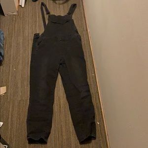 Black overalls